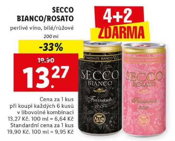 SECCO BIANCO/ROSATO, 200 ml