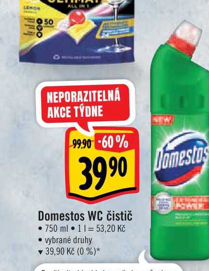 Domestos WC čistič 750 ml