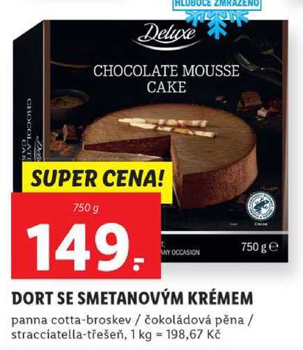 DORT SE SMETANOVÝM KRÉMEM, 750 g