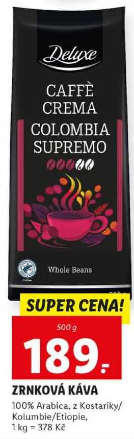 ZRNKOVÁ KÁVA, 500 g