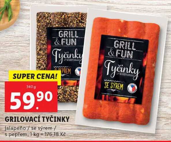 GRILOVACÍ TYČINKY, 340 g