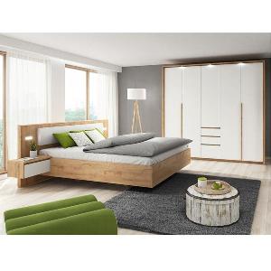 Ložnicový komplet Xelo-rám postele, šatní skříň, 2 noční stolky