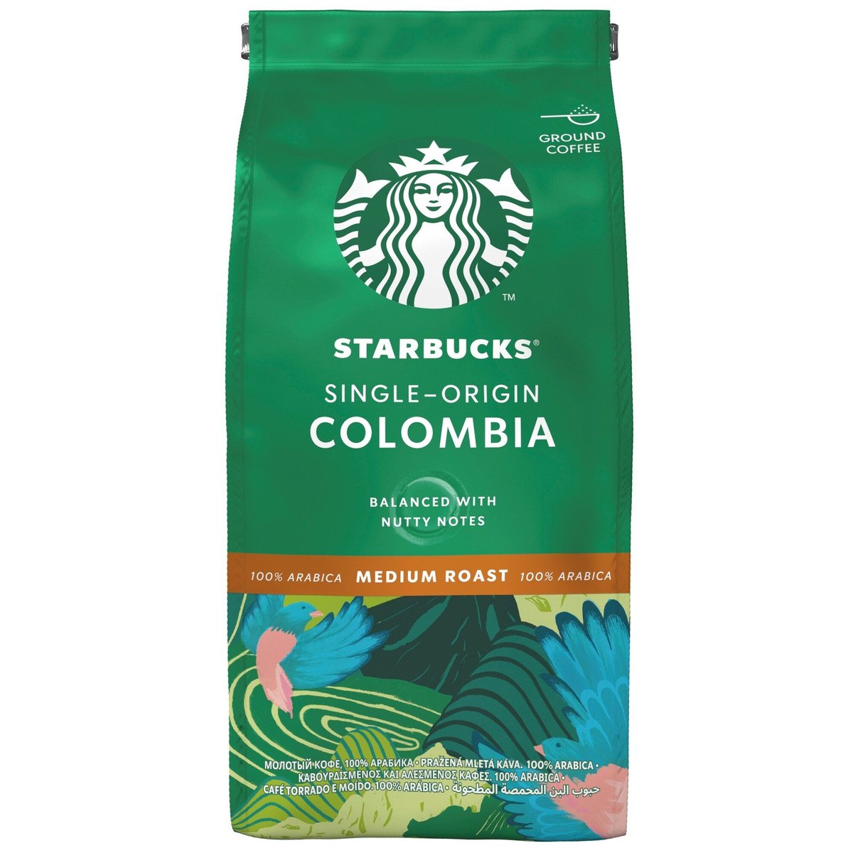 Starbucks Single-Origin Colombia mletá jednodruhová káva v akci