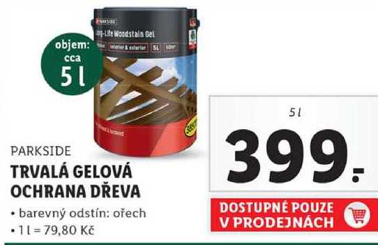 TRVALÁ GELOVÁ OCHRANA DŘEVA, 5 l