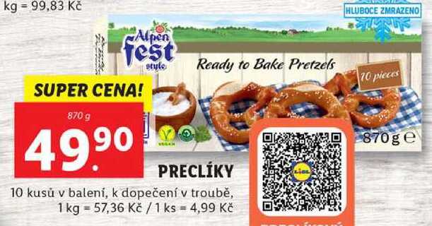 PRECLÍKY 10 kusů v balení, 870 g