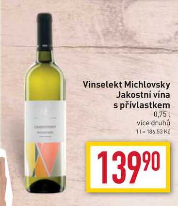 Vinselekt Michlovsky Jakostní vína s přívlastkem 0,75l