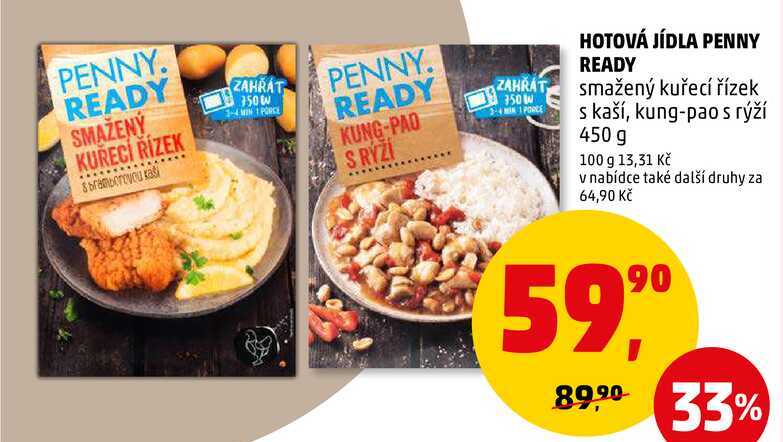 HOTOVÁ JÍDLA PENNY READY, 450 g