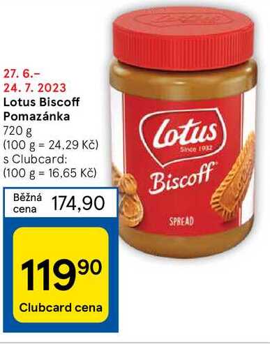 Lotus Biscoff Pomazánka 720 g