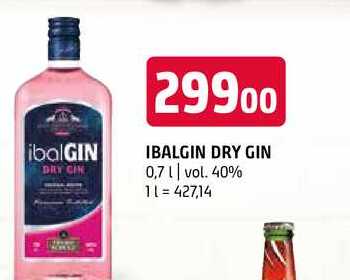 IBALGIN DRY GIN 0,7 l