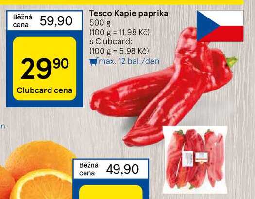 Tesco Kapie paprika 500 g