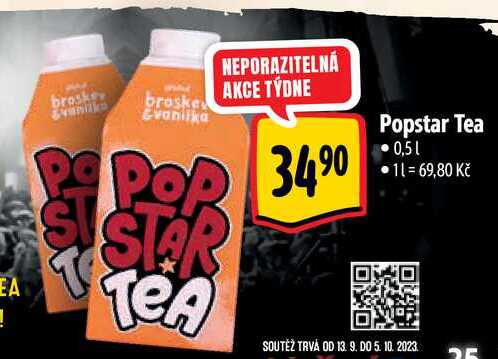 Popstar Tea, 0,5 l