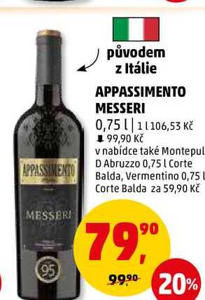 APPASSIMENTO MESSERI 0,75l