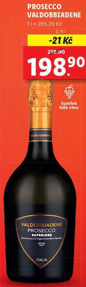 PROSECCO VALDOBBIADENE, 0,75 l