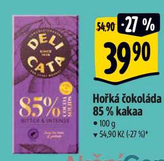 Hořká čokoláda 85 % kakaa, 100 g