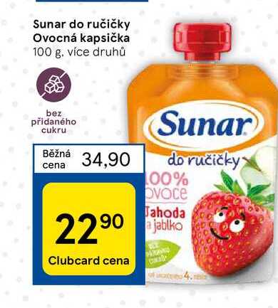 Sunar do ručičky Ovocná kapsička 100 g