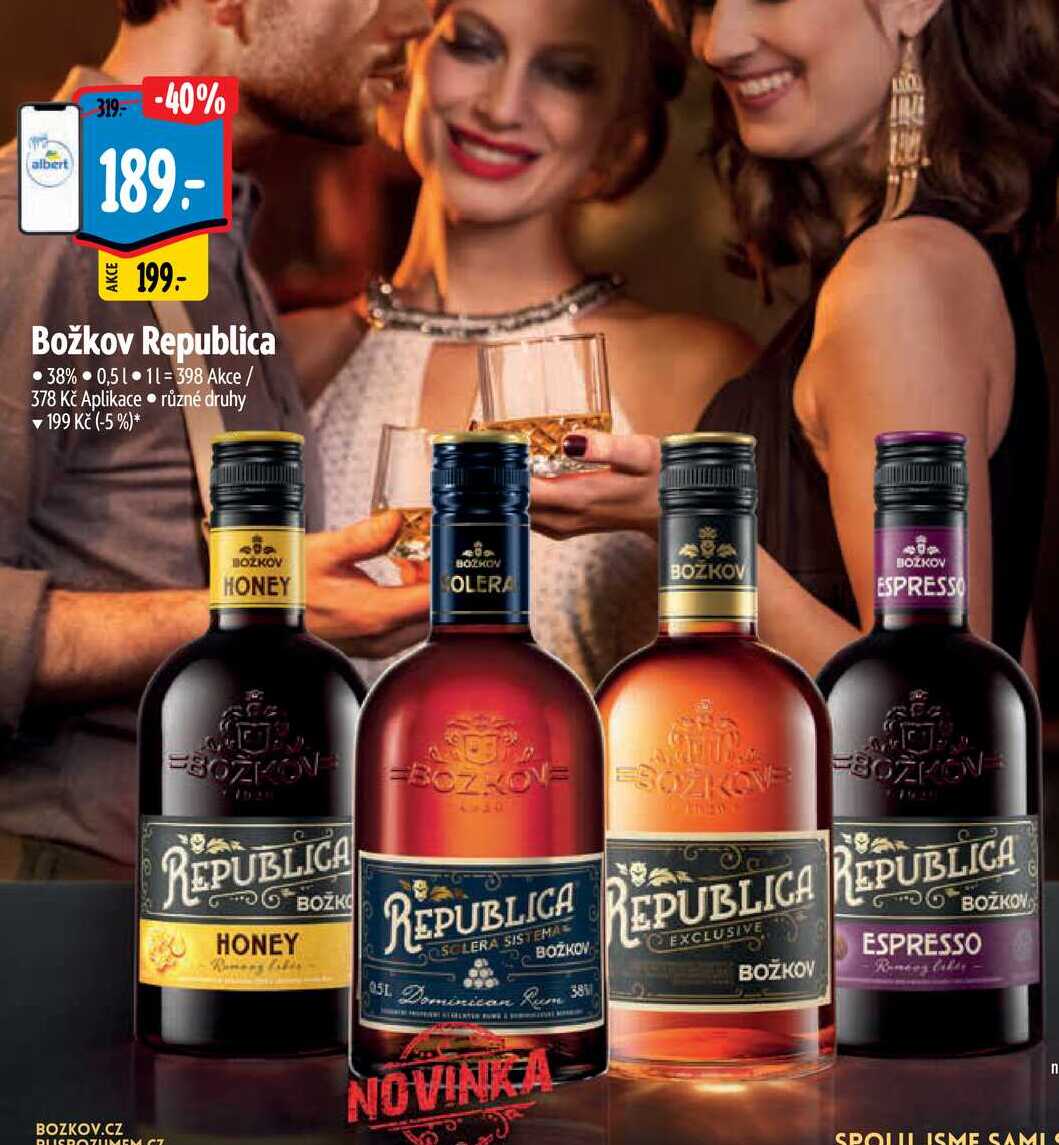 Božkov Republica 38% 0,5 l