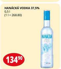 HANÁCKÁ VODKA 37,5% 0,5l