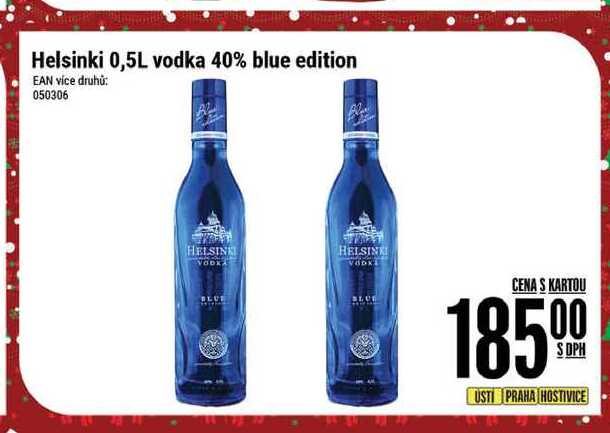 Helsinki 0,5L vodka 40% blue edition  v akci