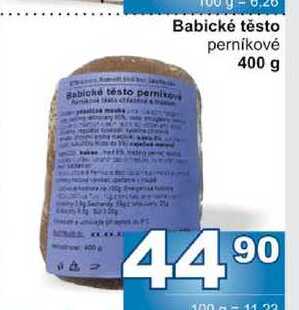 Babické těsto perníkové 400 g