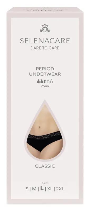 SELENACARE Menstruační kalhotky vel. L, 1 ks