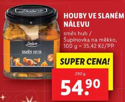 HOUBY VE SLANÉM NÁLEVU, 290 g