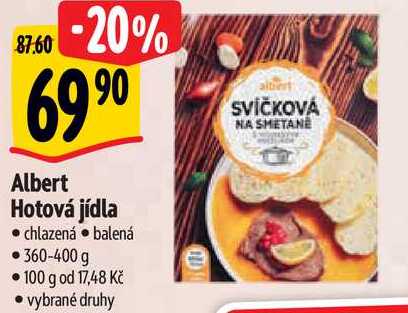 Albert Hotová jídla, 360-400 g