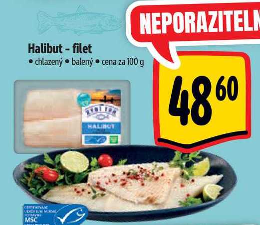 Halibut - filet 100 g