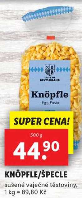 KNÖPFLE/ŠPECLE, 500 g