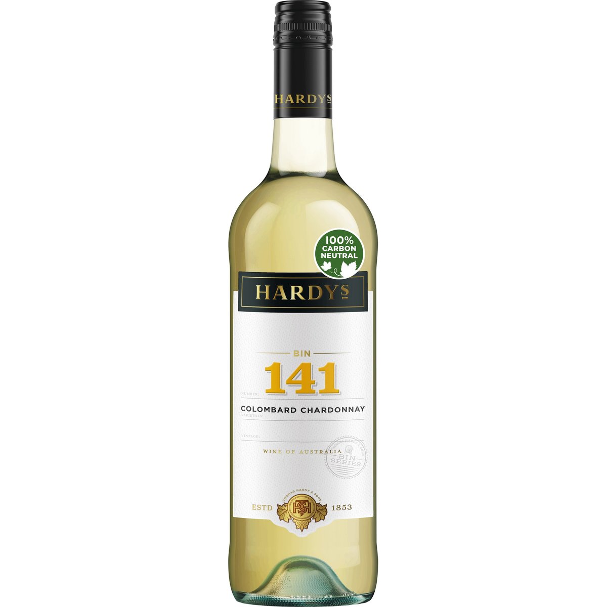 Hardys Bin 141 Colombard Chardonnay CO2 neutrální