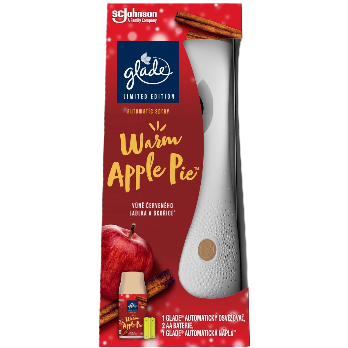 Glade Automatický vonný sprej Warm Apple Pie