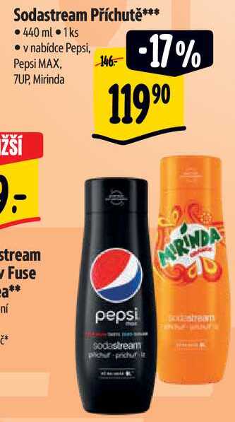 Sodastream Příchutě***, 440 ml