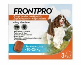 FRONTPRO® antiparazitární žvýkací tablety pro psy (10-25 kg) 3 tablety