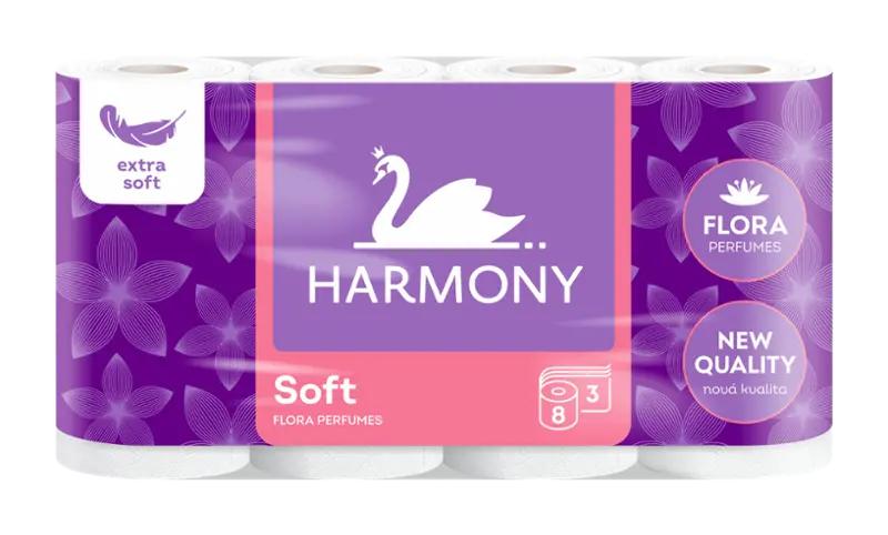 Harmony Toaletní papír Soft Flora Perfumes 3 vrstvy, různé druhy, 8 ks