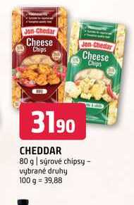  CHEDDAR 80 g | sýrové chipsy 