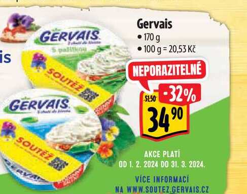  Gervais • 170 g 