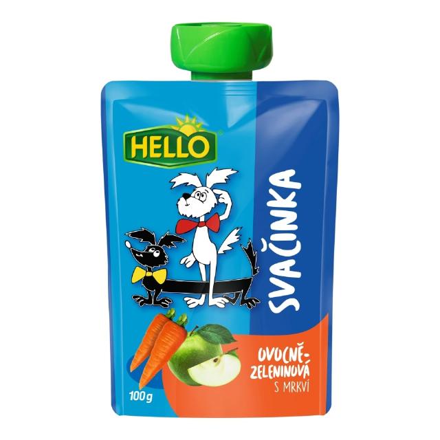Hello Přesnídávka ovocno-zeleninová s mrkví