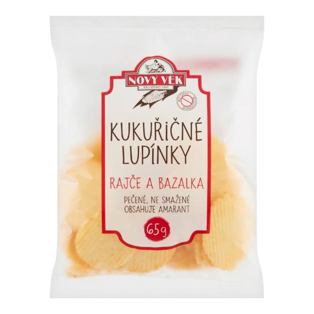 Kukuřičné lupínky rajčatové bez lepku