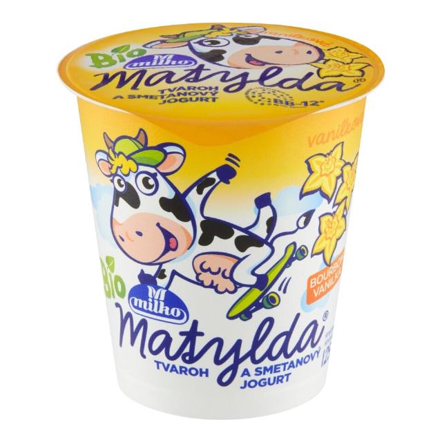Milko Bio Matylda tvaroh a jogurt vanilka
