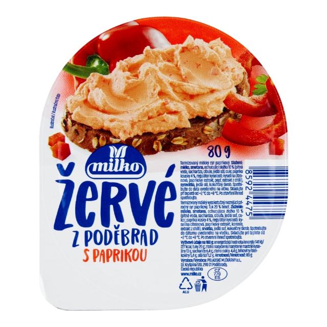 Milko Žervé s paprikou