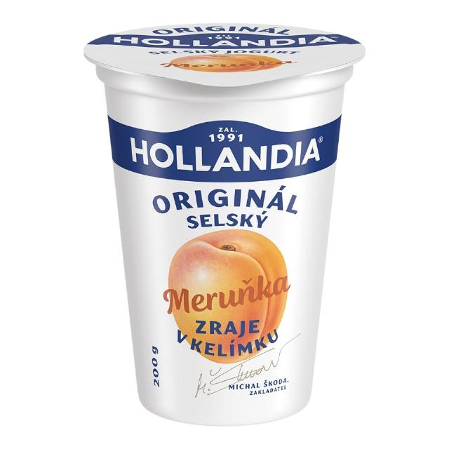 Hollandia Selský jogurt meruňka