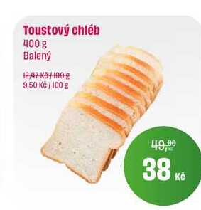 Toustový chléb, 400 g