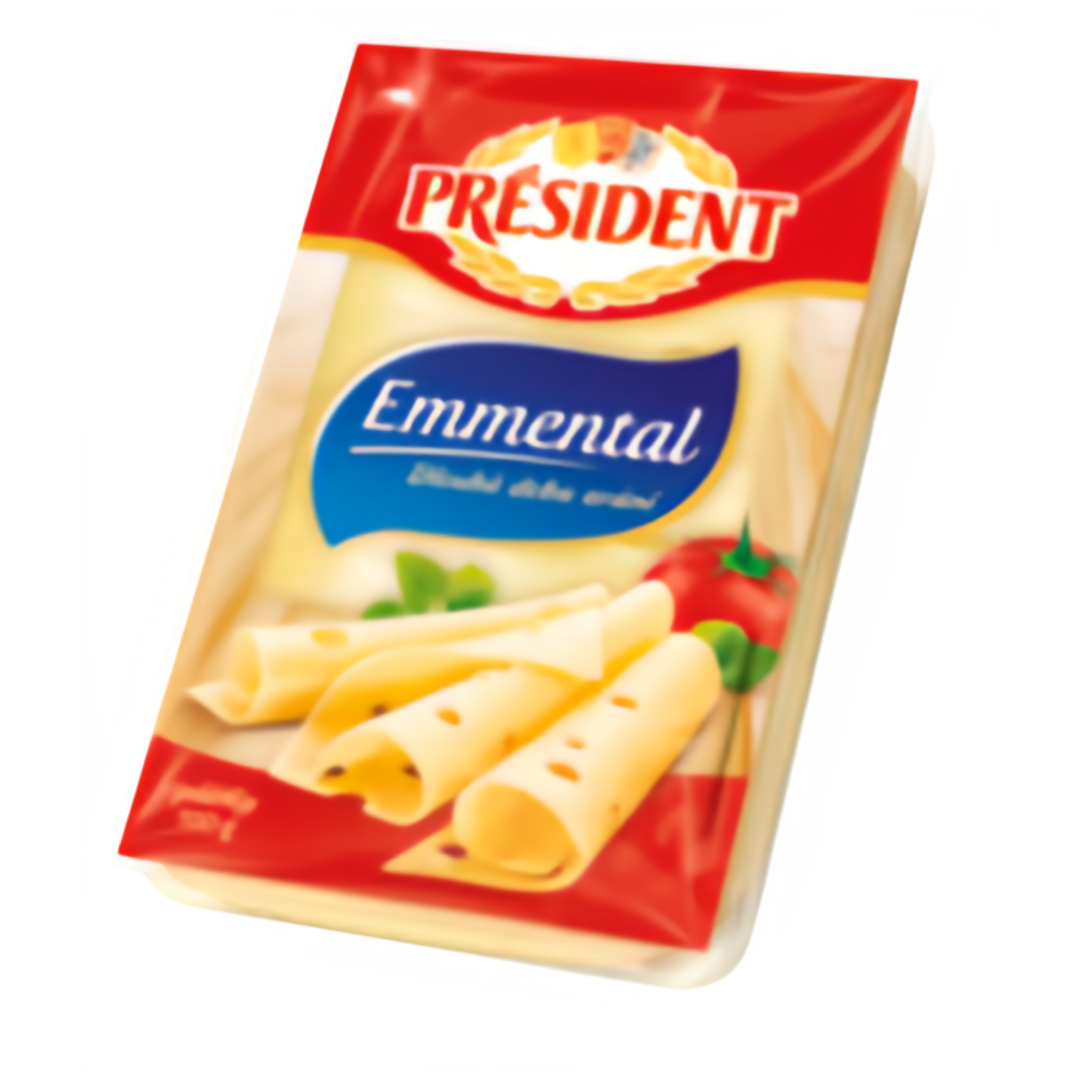 Président Emmental plátkový sýr