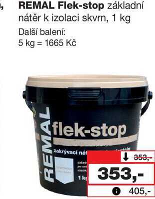 REMAL Flek-stop základní nátěr k izolaci skvrn, 1 kg 