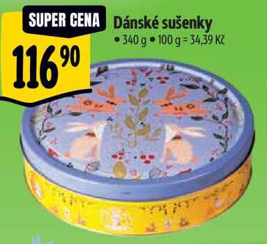 Dánské sušenky, 340 g
