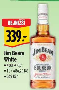 Jim Beam White, 0,7 l