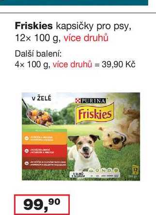 Friskies kapsičky pro psy, 12x 100 g,