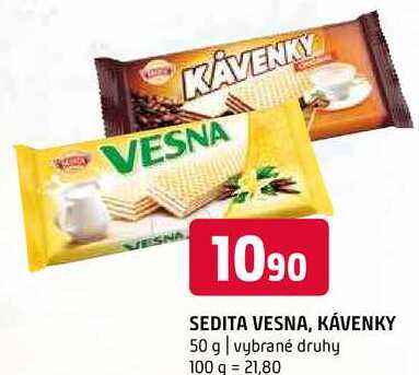  SEDITA VESNA, KÁVENKY 50 g  