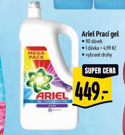  Ariel Prací gel • 90 dávek 