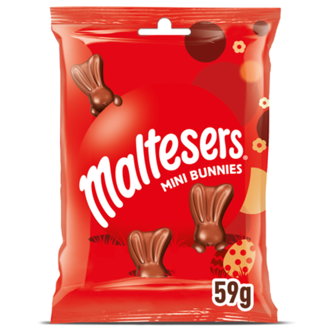 Maltesers Zajíčci z mléčné čokolády s křupavým středem