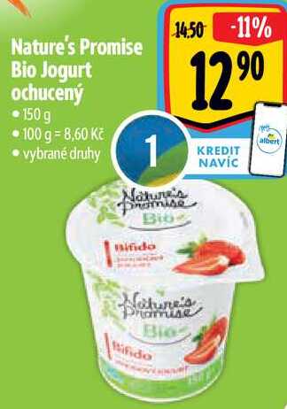 Nature's Promise Bio Jogurt ochucený, 150 g 